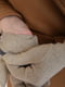 Перчатки текстильные бежевые | 6493445 | фото 4
