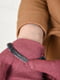 Перчатки текстильные темно-розового цвета | 6493452 | фото 4