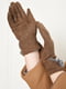 Перчатки текстильные коричневые | 6493456 | фото 2