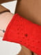 Рукавички текстильні червоні | 6493465 | фото 3