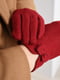 Перчатки текстильные бордовые | 6493477 | фото 3