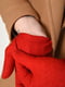 Рукавички текстильні червоні | 6493480 | фото 4