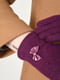 Рукавички текстильні фіолетові | 6493514 | фото 3