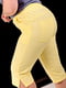 Бриджи полубатал желтого цвета | 6493527 | фото 2
