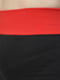 Леггинсы для фитнеса черные с красными вставками | 6493644 | фото 4