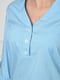 Блуза голубого цвета | 6493745 | фото 4