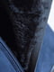 Полусапоги зимние на искуственном меху темно-синего цвета | 6493758 | фото 4