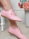 Туфли розового цвета на шнуровке | 6493804 | фото 2