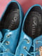 Туфли голубого цвета на шнуровке | 6493809 | фото 4