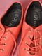 Туфлі коралового кольору на шнурівці | 6493813 | фото 4