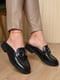 Туфли с открытой пяткой черного цвета | 6493816 | фото 2