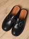 Туфли с открытой пяткой черного цвета | 6493816 | фото 4