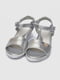 Босоніжки срібного кольору | 6493924 | фото 4