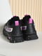 Кроссовки черно-фиолетовые | 6494172 | фото 3