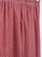 Штаны пижамные коричневого цвета в горошек | 6494360 | фото 3
