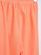 Штаны пижамные оранжевого цвета в горошек | 6494361 | фото 3