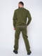 Спортивний костюм на флісі зеленого кольору | 6494812 | фото 3