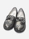 Туфли с бантиком серого цвета | 6495044 | фото 4