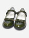 Туфлі із бантиком зеленого кольору | 6495047 | фото 4