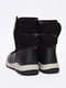 Зимові чоботи чорного кольору на липучці з декором | 6495196 | фото 5