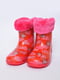 Сапоги резиновые  розового цвета со сьемным утеплителем | 6495209 | фото 4