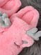 Тапочки розового цвета с животными | 6495300 | фото 4