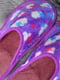 Тапочки фиолетового цвета с рисунком | 6495653 | фото 4