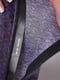Чоботи гумові чорно-фіолетові з принтом | 6495702 | фото 4