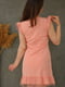 Платье персикового цвета | 6496085 | фото 3
