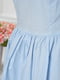 Сукня блакитна в горох | 6496112 | фото 4