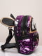 Рюкзак з паєтками фіолетовий | 6496207 | фото 2