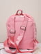 Рюкзак меховой розовый с бантом | 6496210 | фото 3