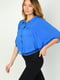 Блуза женская синяя Уценка р.S/M (139132) | 6496418 | фото 2
