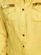 Блуза женская горчичная Уценка р.40 (139615) | 6496421 | фото 4
