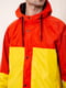 Ветровка мужская красная с желтым Уценка (151575) | 6496509 | фото 4