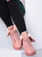 Ботинки женские зима розового цвета Уценка (153819) | 6496533 | фото 2