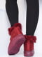 Ботинки женские зима бордового цвета размер 36 Уценка (153823) | 6496536 | фото 3