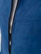 Ветровка мужская на молнии синего цвета Уценка р.S (154501) | 6496552 | фото 5