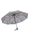 Зонт-полуавтомат зеленый в принт | 6496706 | фото 2