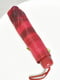 Зонт-полуавтомат бордовый в принт | 6496724 | фото 4