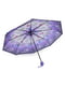 Зонт-полуавтомат фиолетовый в принт | 6496725 | фото 2