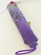 Зонт-полуавтомат фиолетовый в принт | 6496725 | фото 4