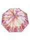 Зонт-полуавтомат розовый в принт | 6496731