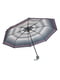 Зонт-полуавтомат серо-белый в полоску | 6496732 | фото 2