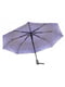 Зонт-полуавтомат фиолетовый в принт | 6496742 | фото 2