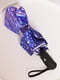 Зонт-полуавтомат фиолетовый в принт | 6496745 | фото 3