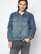 Джинсовий піджак синього кольору | 6496802