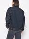 Пиджак батальный джинсовый черного цвета | 6496804 | фото 3