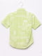 Рубашка салатовая с принтом | 6496908 | фото 2