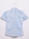 Рубашка голубая  с принтом | 6496959 | фото 2
